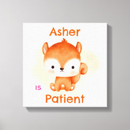 Personalisiert Kids Affirmation Deko |Braunes Eich