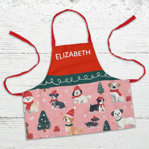 Personalisiert Kids Festliches Weihnachtsgebäck Schürze