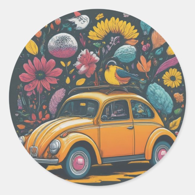 Personalisiert Kids Mermaid Friends Sticker Set (Vorderseite)