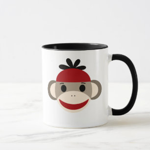 Personalisiert Kids Sock Monkey Tasse