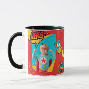 "Personalisiert Kids Tasse - Superhero Name Design