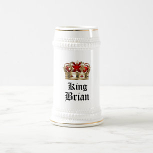 Personalisiert King Beer Stein Bierglas