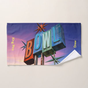 Personalisiert King Buttone Bowling Team Handtüche Handtuch
