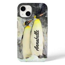 Personalisiert King Penguins Handy Case