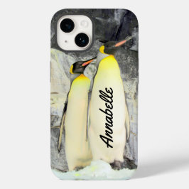 Personalisiert King Penguins Handy Case