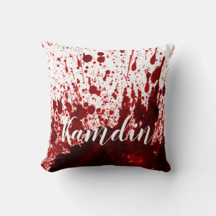 Personalisiert Kissenblut Spritzer Vampire Gothic Kissen