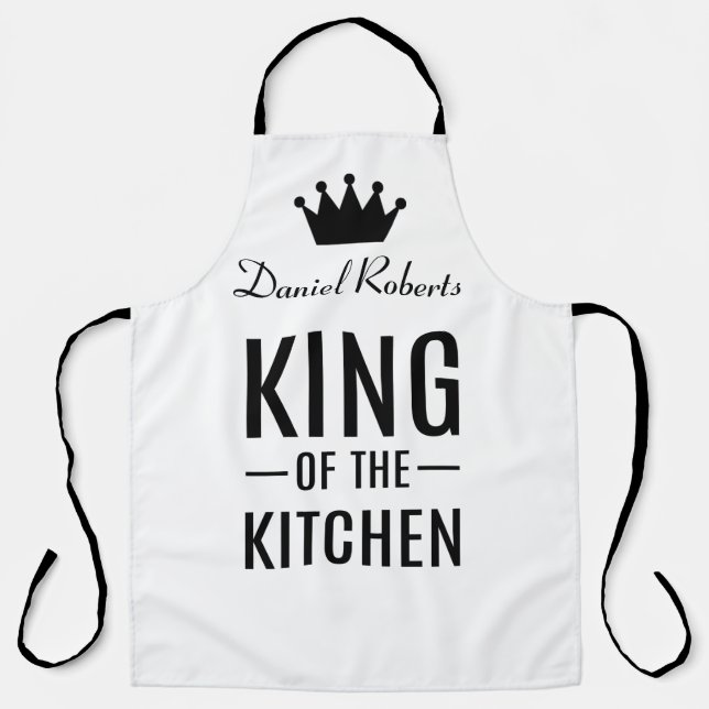 Personalisiert Kitchen King Schürze (Vorderseite)