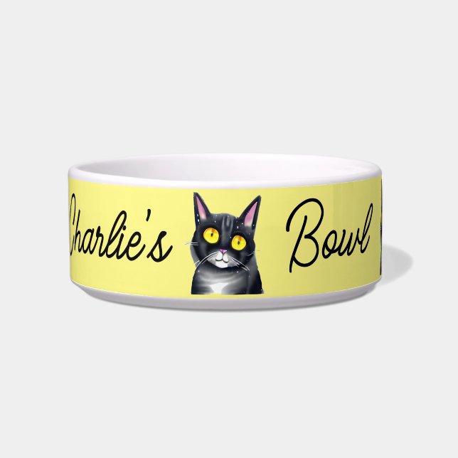 Personalisiert Kitty Cat Napf (Vorderseite)