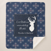 Personalisiert Knittern Muster Weihnachtsfeiertag