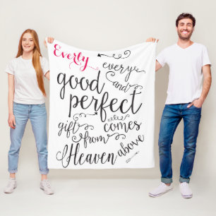 Personalisiert kommt jedes gute Geschenk aus dem H Fleecedecke