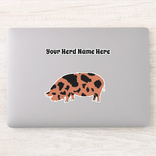 Personalisiert KuneKune Pig Aufkleber