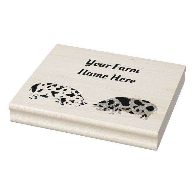 Personalisiert KuneKune Pig Gummistempel (Stempel)