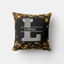 Personalisiert L Anfangssilbermonogramm Ihr Name