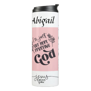 Personalisiert l Christlich l God l Scripture, Thermosbecher
