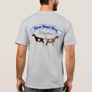 Personalisiert La Mancha & Nubian Dairy Goat T-Shirt
