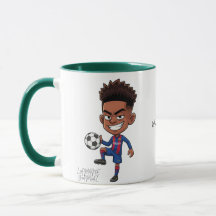 Personalisiert Lamine Yamal Football Fan Kaffee Ta