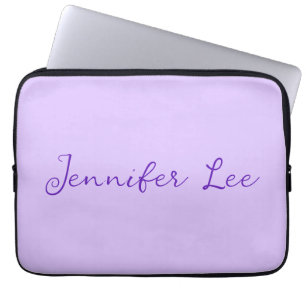 Personalisiert Lavendel Laptopschutzhülle