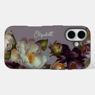 Personalisiert Lavender Botanical Floral iPhone Ca 16 Hülle