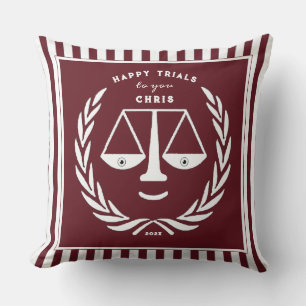 Personalisiert Law School Abschluss Throw Kissen