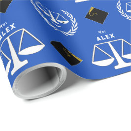 Personalisiert Law School Grad Geschenk Geschenkpapier