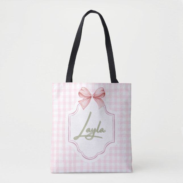 Personalisiert Layla Baby Girl Kinderzimmer Bow&Gi (Vorderseite)