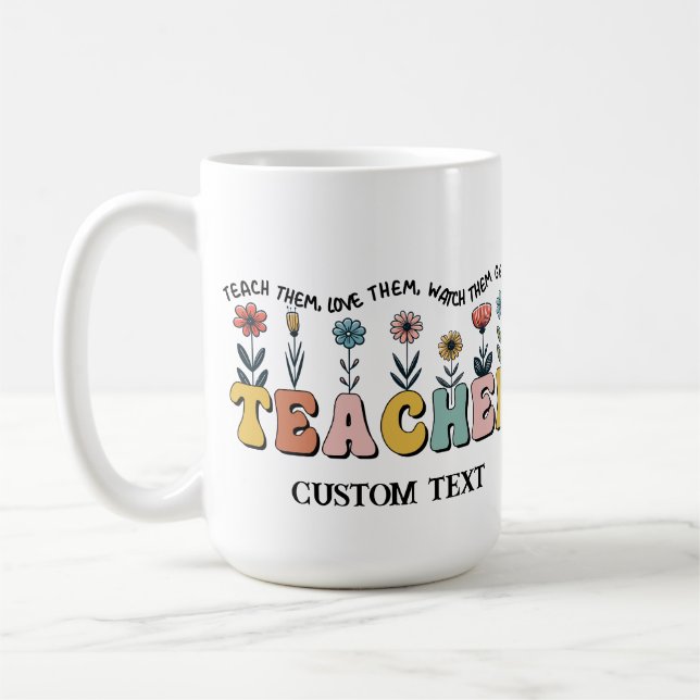 PERSONALISIERT LEHRERTASSE KAFFEETASSE (Links)