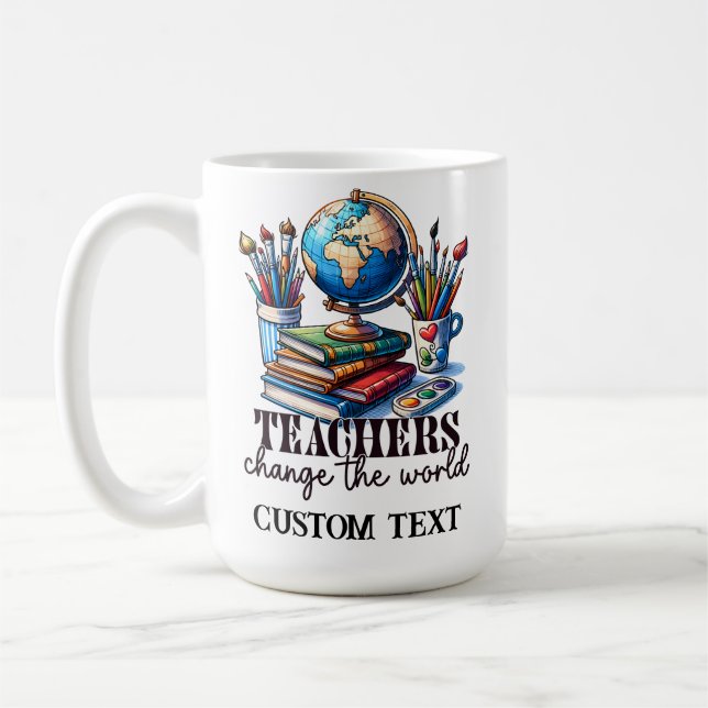 PERSONALISIERT LEHRERTASSE KAFFEETASSE (Links)