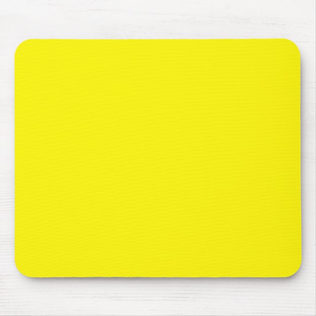 Personalisiert Lemon Gelber Single farbig Mousepad (Vorne)