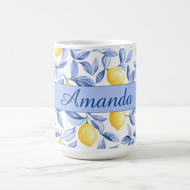 Personalisiert Lemon Lover Kaffeetasse (Mittel)