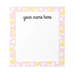 Personalisiert Lemonade Notepad Notizblock