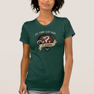 Personalisiert Lennox Clan Abzeichen T-Shirt