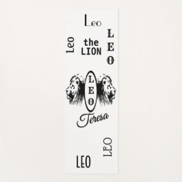 Personalisiert Leo Zodiac Yoga Mat Yogamatte