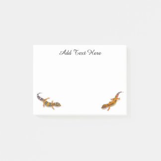 Personalisiert Leopard Gecko Lizard Post-it Klebezettel
