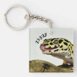 Personalisiert Leopard Gecko Lizard Schlüsselanhän Schlüsselanhänger