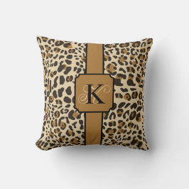 Personalisiert Leopard Jaguar Animal Print Muster Kissen