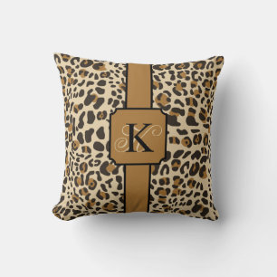 Personalisiert Leopard Jaguar Animal Print Muster Kissen