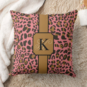 Personalisiert Leopard Jaguar Animal Print Muster Kissen
