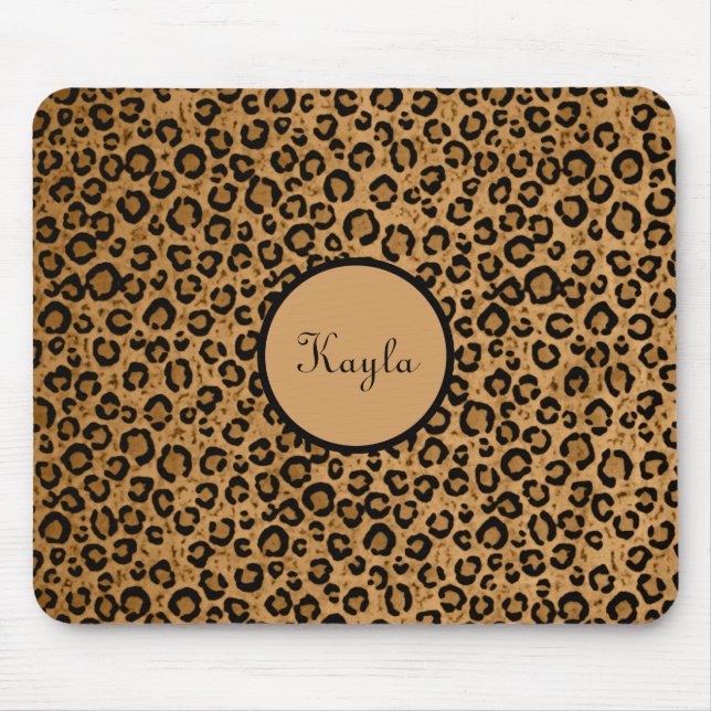 Personalisiert Leopard Mousepad (Vorne)