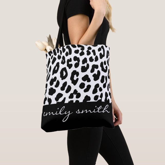 Personalisiert Leopard Muster Tote Bag (Von Nahem)