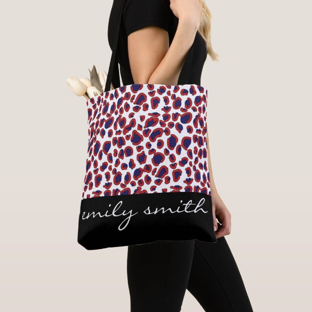 Personalisiert Leopard Muster Tote Bag (Von Nahem)