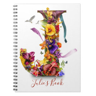 Personalisiert-Letter-J-Notebook Notizblock
