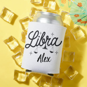 Personalisiert Libra Zodiac Signa Art Dosenkühler
