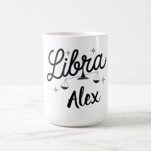 Personalisiert Libra Zodiac Signa Art Kaffeetasse