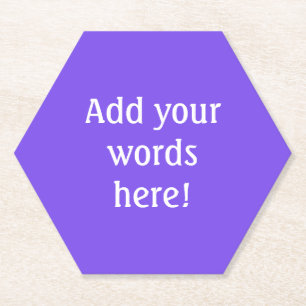 Personalisiert Lila Untersetzer