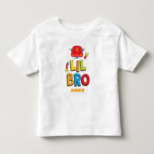 Personalisiert Lilttle Brother Robot T - Shirt