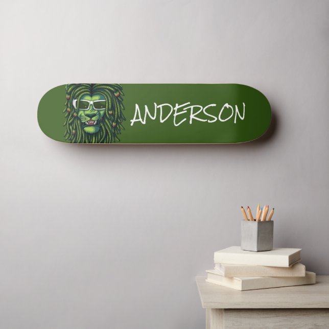 Personalisiert Lion King Skateboard (Wandkunst (Horz))