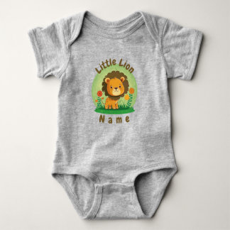 Personalisiert Little Lion Baby Strampler