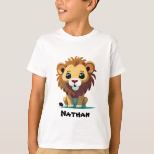 Personalisiert Little Lion T-Shirt