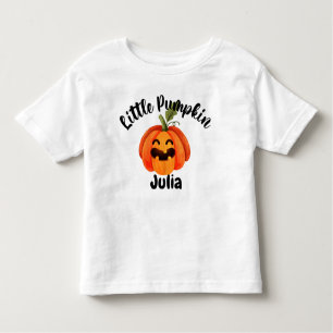 Personalisiert Little Pumpkin Halloween Kleinkind T-shirt