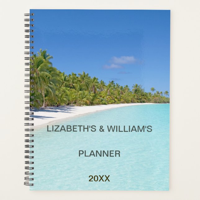 Personalisiert LIZAETH'S & WILLIAM['S PLANNER Planer (Vorderseite)